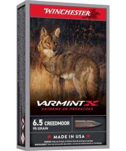 Winchester Varmint X Rifle Ammunition 6.5 Creedmoor 95gr PT 3300 fps 20/ct