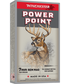Winchester Super-X Power Point Rifle Ammunition 7mm Rem Mag 150 gr. PSP 3090 fps 20/ct