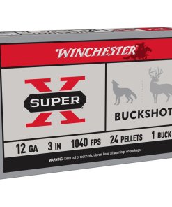 Winchester Super-X Buckshot Shotshells 12 ga 3" 1040 fps #1B 5/ct