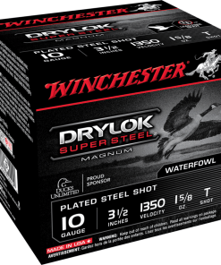 Winchester Super-X Drylok Super Steel Shotshells 10 ga 3-1/2" 1-5/8 oz 1350 fps #T 25/ct