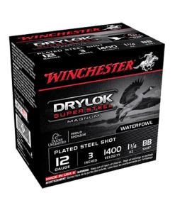 Winchester Drylok Super Steel Magnum Shotshells 3" 1-1/4 oz 1400 fps #BB 10/ct