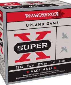 Winchester Super-X Game Shotshells 12 ga 2-3/4" 1 oz 1290 fps #8 25/ct