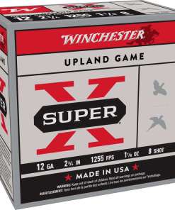 Winchester Super-X Heavy Game Shotshells 12 ga 2-3/4" 1-1/8 oz 1255 fps #8 25/ct