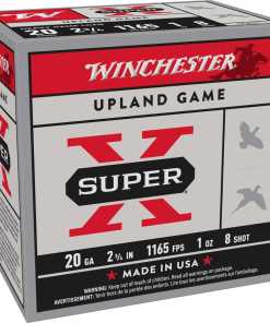 Winchester Super-X Heavy Game Shotshells 20 ga 2-3/4" 1 oz 1165 fps #8 25/ct