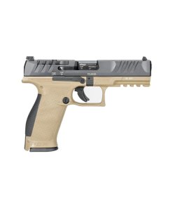 Walther PDP Full Size Optic Ready Handgun 9mm Luger 18rd Magazines(2) 4.5" Barrel Two-Tone Tan