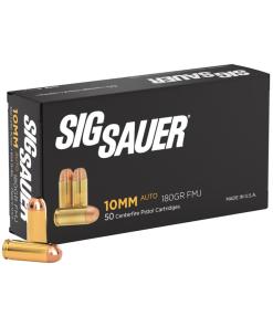 Sig Elite Performance Handgun Ammunition 10mm Auto 180 gr FMJ 1250 fps 50/ct