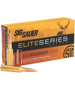 Sig Sauer Elite Hunting Rifle Ammunition 6.5mm Creedmoor 120 gr HT 20/ct