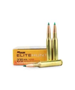 Sig Sauer Elite Tipped Hunting Rifle Ammunition .270 Win 140gr PT  2950 fps 20/ct