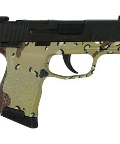 Sig Sauer P365 Custom "Chocolate Chip Hydro Dip Frame" Handgun 9mm Luger 10rd Magazines 3.1" Barrel Black Slide