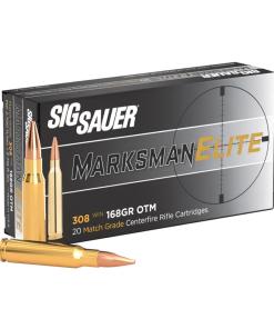 Sig Sauer Elite Match Rifle Ammunition .308 Win 168gr OTM 2700 fps 20/ct
