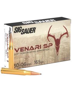 Sig Sauer Venari SP Rifle Ammunition .30-06 SPRG 165gr SP 2900 fps 20/ct