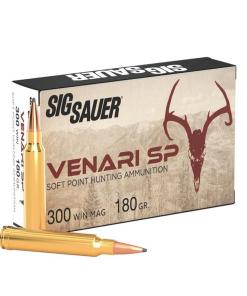 Sig Sauer Venari SP Rifle Ammunition .300 Win Mag 180gr SP 3050 fps 20/ct