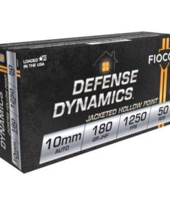 Fiocchi Handgun Ammunition 10mm Auto 180gr JHP 1250 fps 50/ct