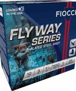 Fiocchi Flyway Steel Shotshells 12ga 3" 1-1/5oz 1550fps #1 25/ct