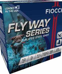 Fiocchi Flyway Steel Shotshells 12ga 3" 1 1/5oz 1550fps #BB 25/ct