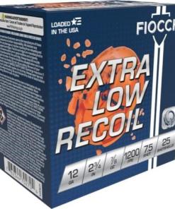 Fiocchi 12GA 2 3/4" 7/8oz #7.5 Low Recoil Trainer 25RD