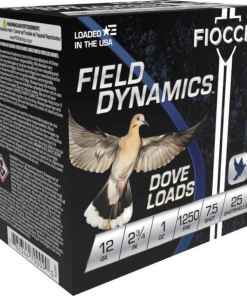 Fiocchi Field Dynamics Shotshells 12 ga 2 3/4" 1 oz #7.5 1250 fps 25/ct
