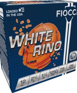 Fiocchi Exacta White Rino Shotshells 12ga 2-3/4" 1-1/8oz 1250 fps #7.5 25/ct
