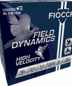 Fiocchi High Velocity Shotshells 16ga 2-3/4" 1-1/8oz 1300fps #5 25/ct