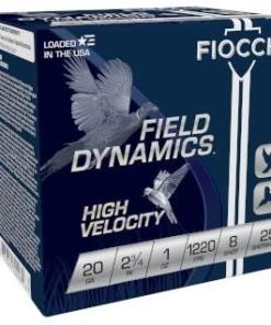 Fiocchi High Velocity Shotshells 20ga 2-3/4" 1oz #8 25/ct