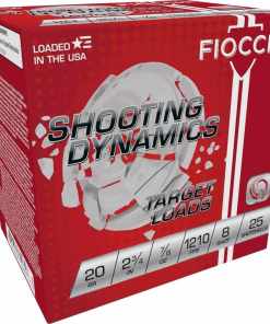 Fiocchi Exacta Heavy Shooting Dynamics Shotshells 20ga 2-3/4 in 7/8 oz 1210 fps #8 25/ct