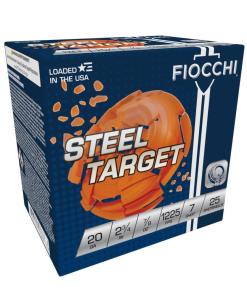 Fiocchi Steel Dove Low Recoil Shotshells 20 ga 2-3/4" 7/8oz 1225 fps #7 25/ct