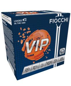 Fiocchi VIP Shotshells 20 ga 2-3/4" 7/8 oz 1200 fps #7.5 25/ct