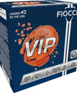 Fiocchi VIP Shotshells 20 ga 2-3/4" 7/8 oz 1200 fps #9 25/ct