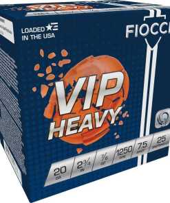 Fiocchi Exacta VIP Heavy Shotshells 20ga 2-3/4" 7/8oz 1250 fps #7.5 25/ct