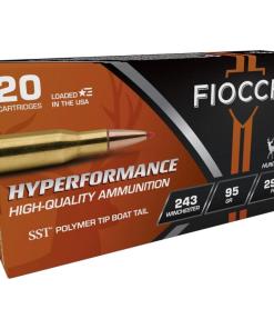 Fiocchi Hyperformance Hunt Rifle Ammunition .243 Win 95 gr SST 2950 fps 20/ct