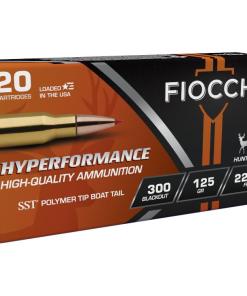 Fiocchi Hyperformance Hunt SST Rifle Ammunition .300 Blackout 125gr PT 2200 fps 25/ct