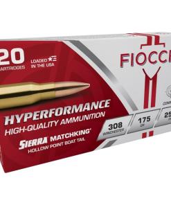 Fiocchi Hyperformance Matchking Rifle Ammunition .308 Win. 175 gr HPBT 2595 fps 20/ct