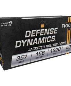 Fiocchi Pistol Shooting Dynamics Handgun Ammunition .357 Mag 158 gr JHP 1220 fps 50/rd