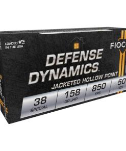 Fiocchi Pistol Shooting Dynamics Handgun Ammunition .38 Spl 158 gr JHP 850 fps 50/box