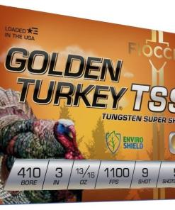 Fiocchi Golden Turkey Tungsten TSS Shotshells 410 ga 3" 13/16oz 1100 fps #9 5/ct