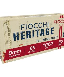 Fiocchi Pistol Shooting Dynamics Handgun Ammunition 9mm Makarov 95 gr FMJ 1020 fps 50/box