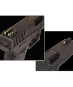 Truglo Brite Site TFO for Glock Slimline Models 42/43/43x/48 Set Sights Green Front / Yellow Rear