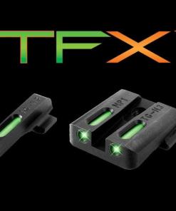 Truglo TFX Tritium/Fiber-Optic Day/Night Sights S&W M&P (including SHIELD & .22 models excluding .22 Compact / C.O.R.E. models) SD9 and SD40 (exclud