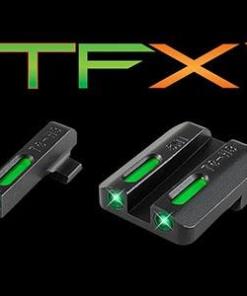 Truglo TFX Tritium/Fiber-Optic Day/Night Sight Set Steyr Mannlicher M-A1 C-A1 S-A1 L-A1 White Outline Front/Rear Green