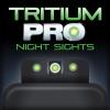 Truglo Tritium Pro Night Sights for Glock 42/43/43x/48 Front Outline White/Rear Green