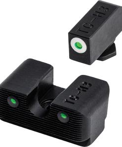 Truglo Tritium Pro Night Sights for Glock 17 / 17L 19 22 23 24 26 27 33 34 35 38 39 Front Outline White Rear Green