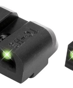 Truglo Tritium Pro Night Sights Fit Glock MOS 20 21 25 28 29 30 31 32 37 40 and 41 - White Outline Front/Rear Green