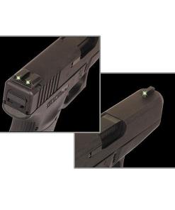 Truglo Tritium Night Sights Fits Novak .260/.450 Set - Front Green/Rear Green