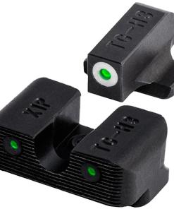 Truglo Tritium Pro Night Sights for Ruger SR9 SR9C SR40 SR40C SR45 - White Outline Front/Rear Green