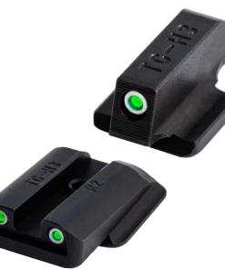 Truglo Tritium Pro Night Sights Fit Ruger LC9 LC9s LC380 - White Outline Front/Rear Green
