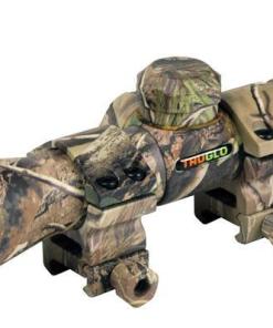 Truglo 4x32mm Compact Crossbow Scope with Weaver Style Rings - Crossbow Reticle Camo