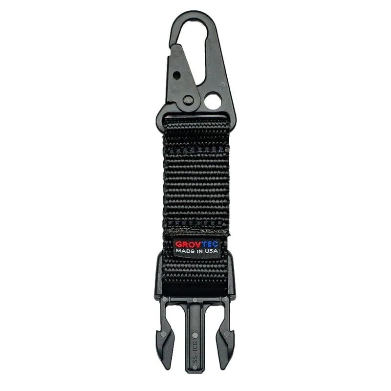 GrovTec Snap Hook Buckle Accessory Black