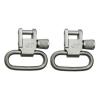 Grovtec 1" Locking Swivel Set Silver 2/ct
