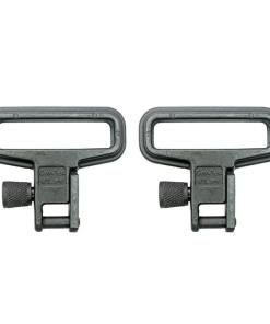 Grovtec Mil-Force Swivel Set 1.25" Black 2/ct