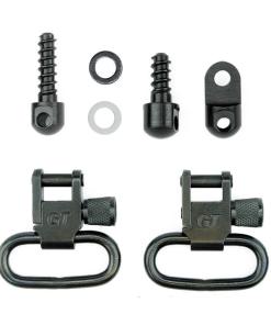 GrovTec Ruger Carbines Auto and Single Locking Swivel Sets 1" Black